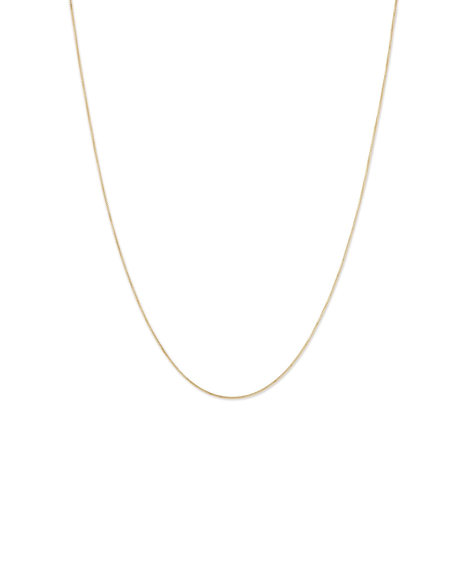 45cm (18") Box Chain in 10kt Yellow Gold