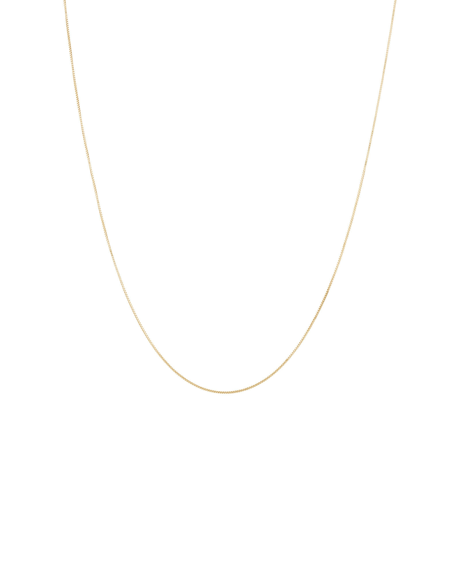 50cm Box Chain in 18kt Yellow Gold
