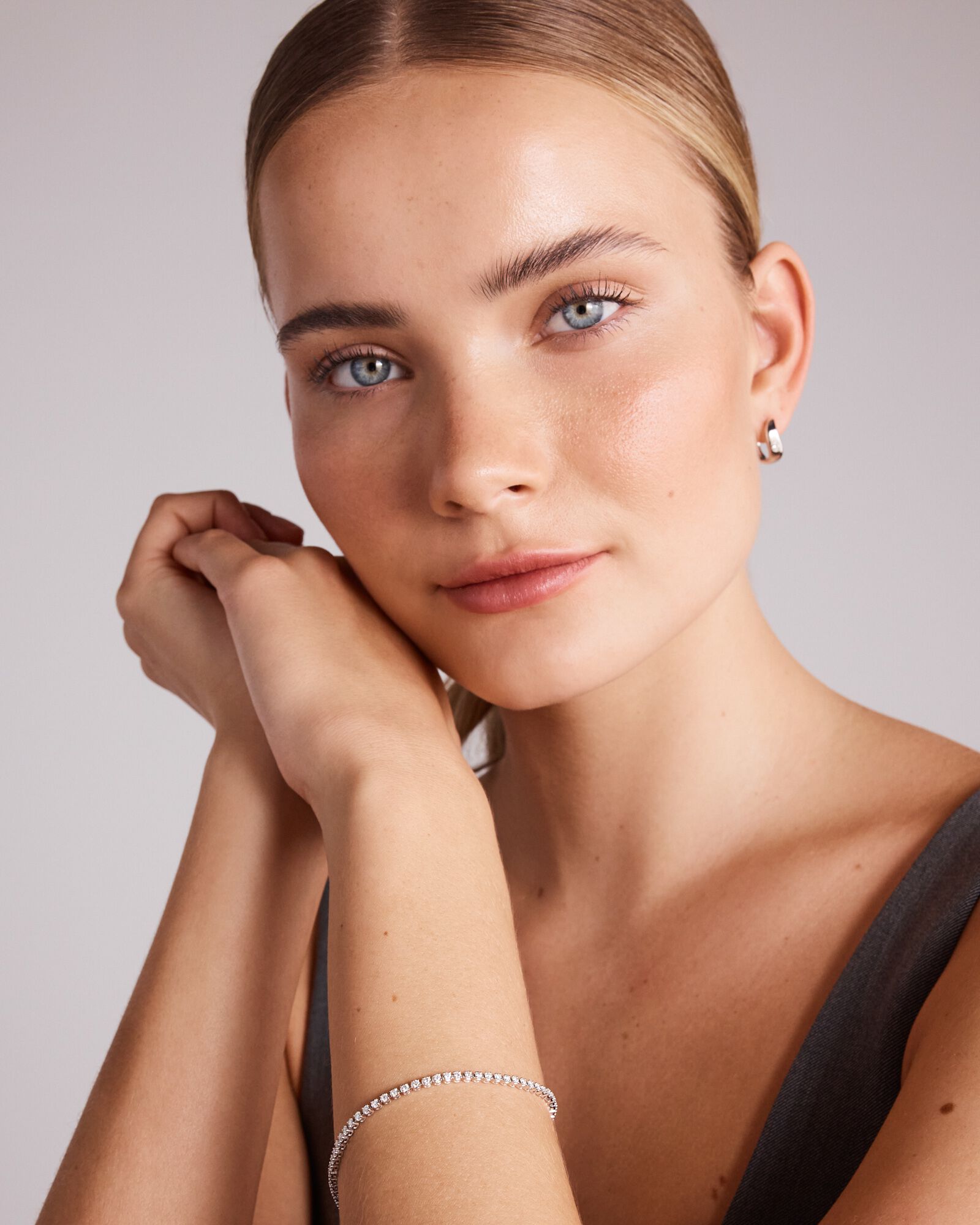 1.50 Carat TW Laboratory-Grown Diamond Tennis Bracelet in Sterling Silver