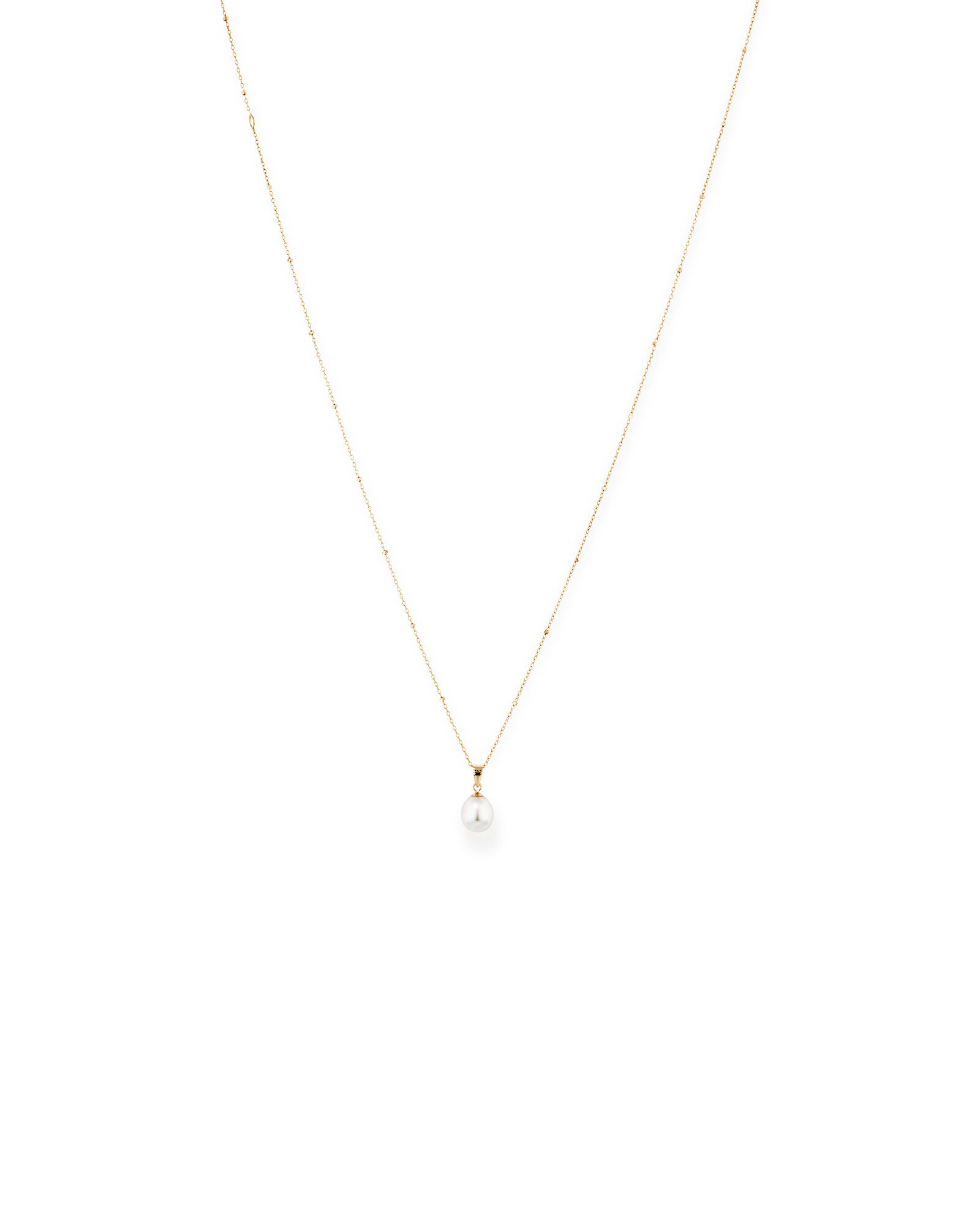 Pendant with Cultured Freshwater Pearl in 10kt Yellow Gold