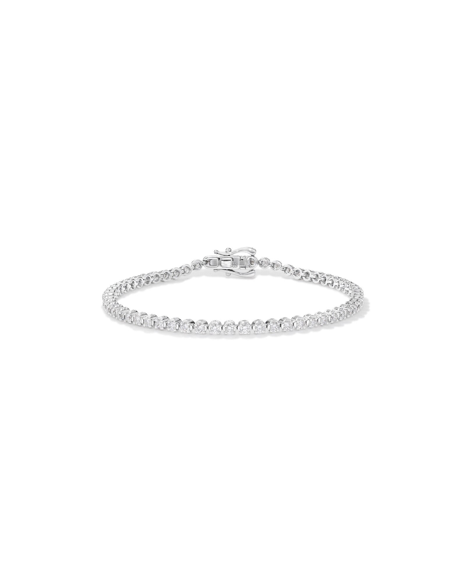 0.94 Carat TW Laboratory-Grown Diamond Tennis Bracelet in Sterling Silver