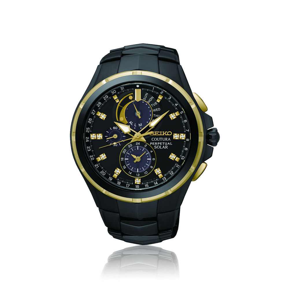 Seiko Men's Coutura Chronograph Perpetual SSC573P Watch