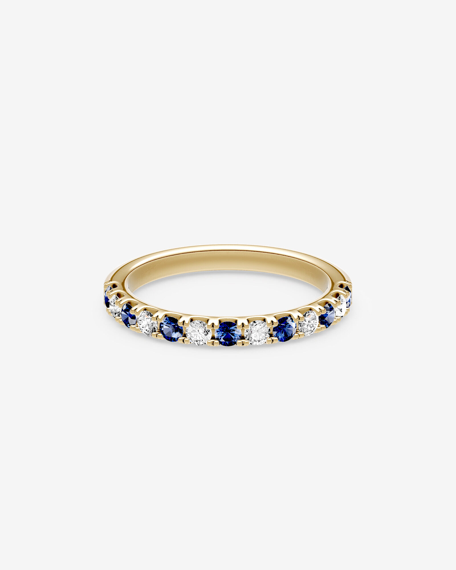 0.33 Carat TW Alternative Sapphire Claw Set Ring in 10kt Yellow Gold