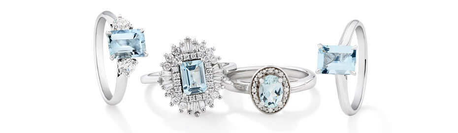 Michael hill aquamarine ring online